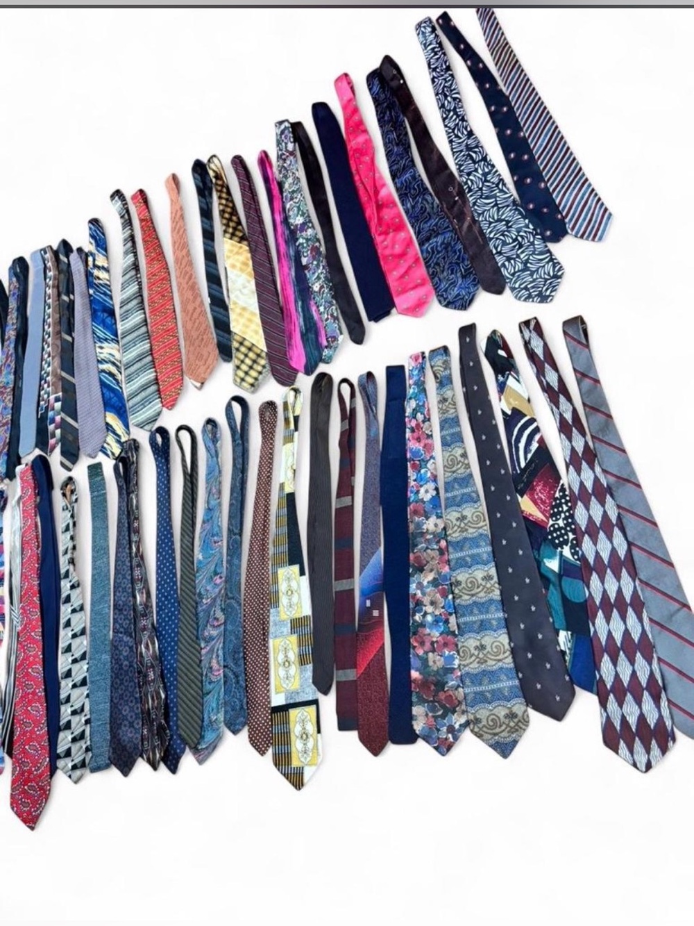 Large vintage / antique bundle of nice ties ! (49 total )